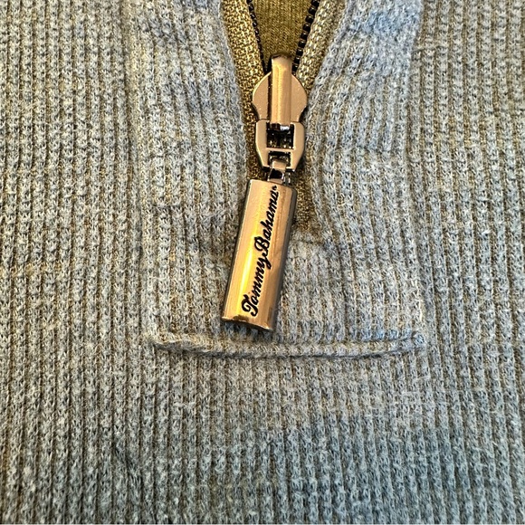 Tommy Bahama Flipshore Reversible Men’s XXL 1/4 Zip Pullover Sweater Blue/Sage - Picture 14 of 16